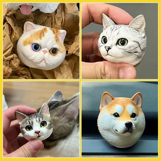 Customized Made True-to-Life Pet Head Plaster